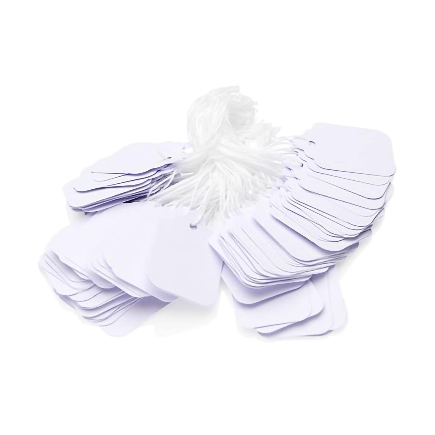 Strung Tags 36 x 53mm - White (Pack of 100)