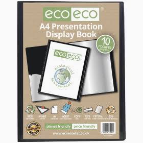 eco-eco Recycled A4 Display Books