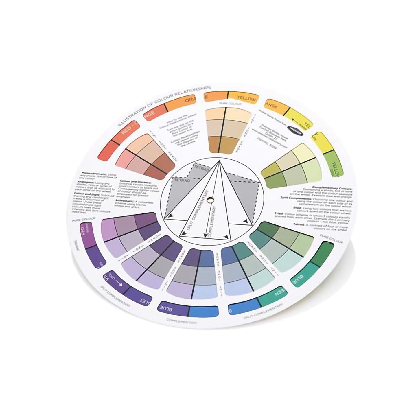 Extra Large Artist Colour Wheel 20cm