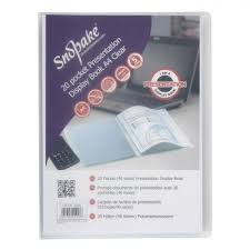 Snopake 20 Pocket Premium Clear Display Book