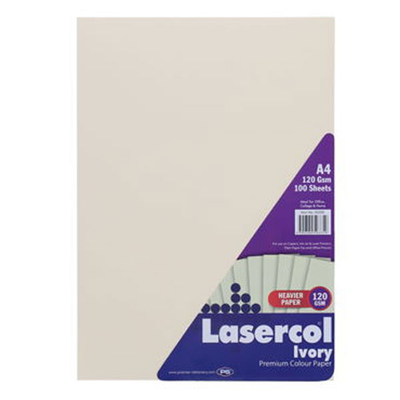 A4 120gsm White or Ivory 100 Sheet Pack