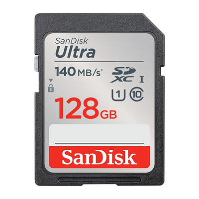 SanDisk Ultra 128GB MicroSDXC UHS-I Class 10 Memory Card