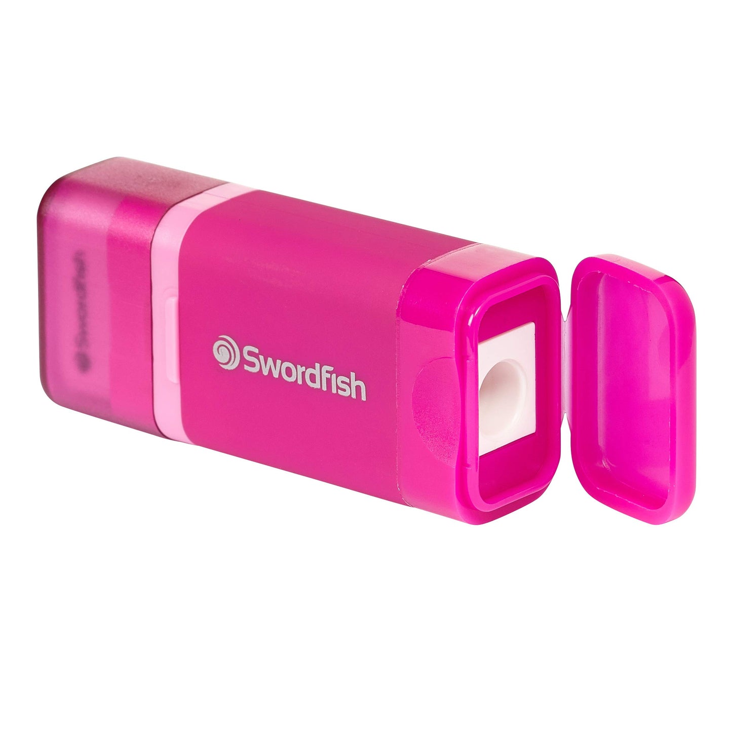 Swordfish Combo Pencil Sharpener and Eraser - Pink
