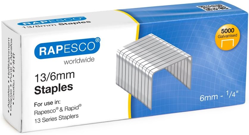 Rapesco 13/6 x 5000 Staples