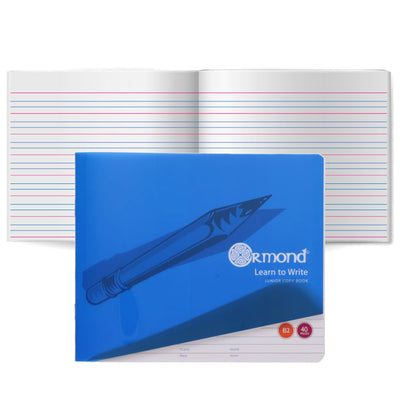Ormond 40pg Durable Cover Junior Sum Maths Book 20mm Squares