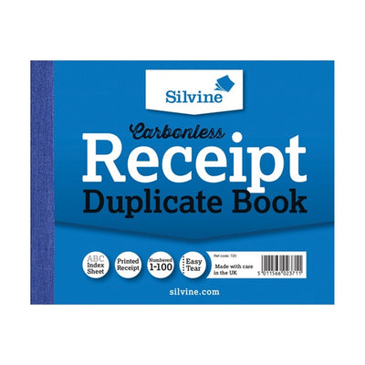 Silvine 720 Carbonless Receipt Book