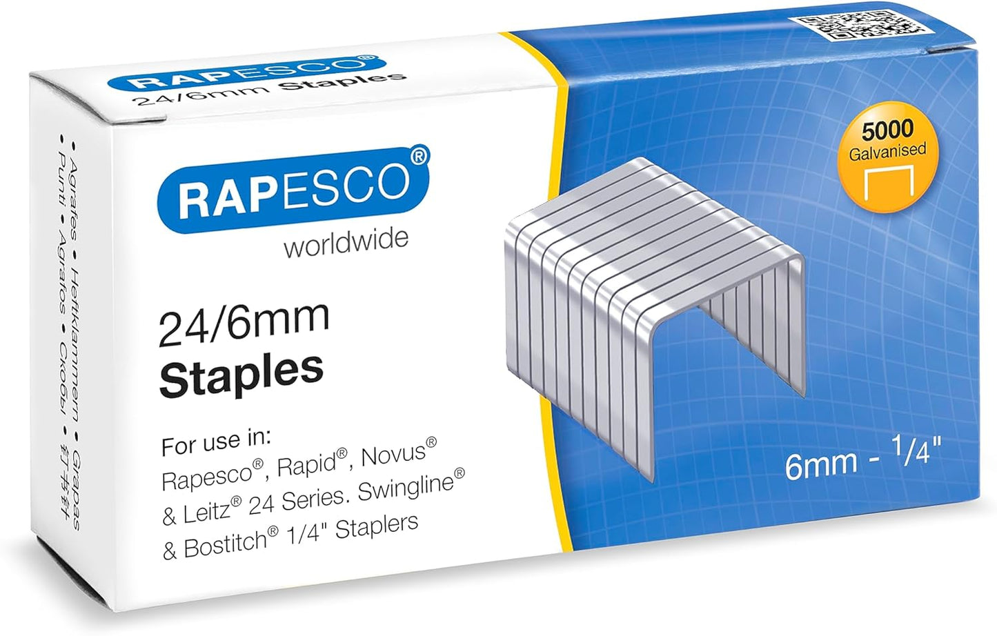 Rapesco 24/6 (No.16) x 5000 Staples