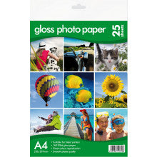 A4 160gsm Glossy Photo Paper 25 Sheets