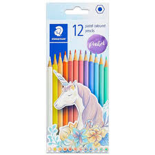 Staedtler Pastel Colouring Pencils 12 Pack - 175 C12 Y