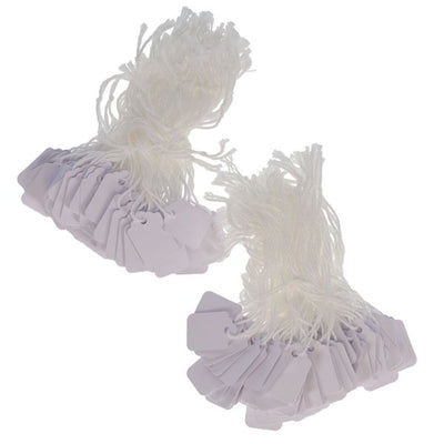 Strung Tags 18 x 29mm - White (Pack of 200)