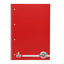 A4 4 Hole Punched Spiral Perforated 160 Page Ruled Notebook
