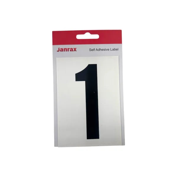 Foska 105mm Adhesive Numbers  0 - 9