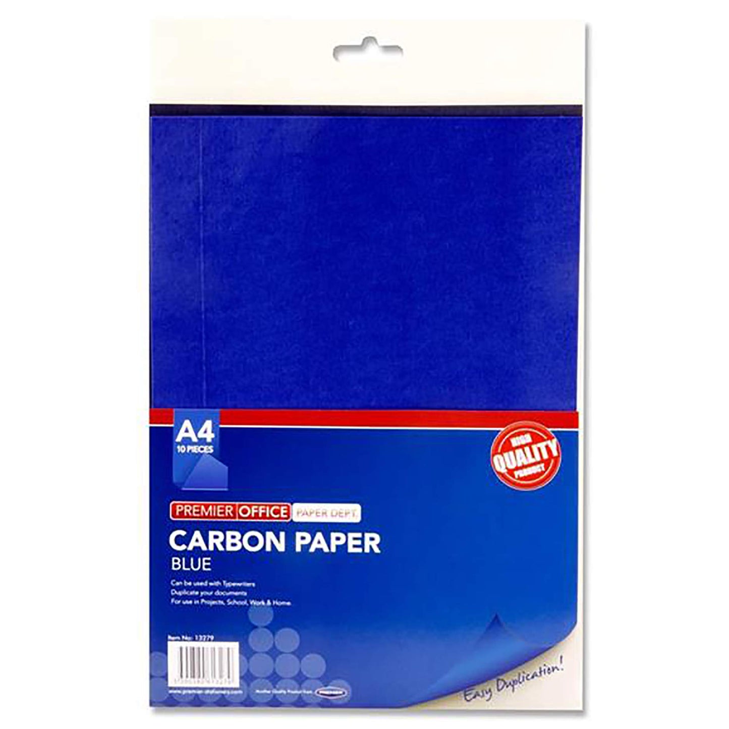 Premier Stationery A4 Carbon Sheet Pack of 10 - Blue
