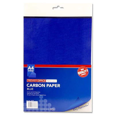 Premier Stationery A4 Carbon Sheet Pack of 10 - Blue