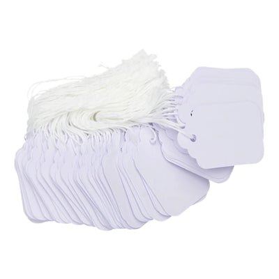 Strung Tags 36 x 53mm - White (Pack of 100)