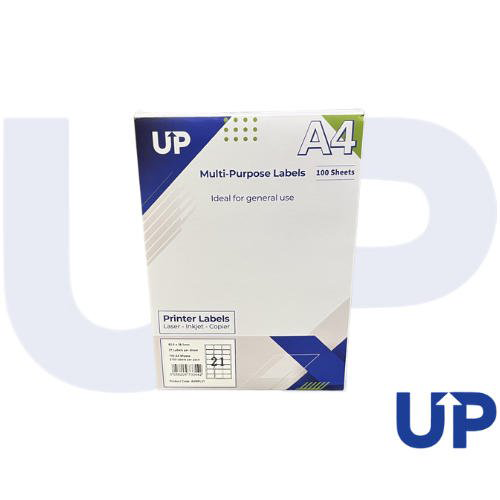 A4 Printer Labels - 100 Sheet Packs