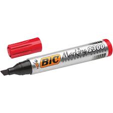 BIC 2300 ECOlutions Permanent Markers Black or Red