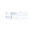 Silvine 233 Receipt Book Counterfoil Chequebook Style