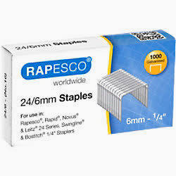 Rapesco 24/6 (No.16) x 5000 Staples