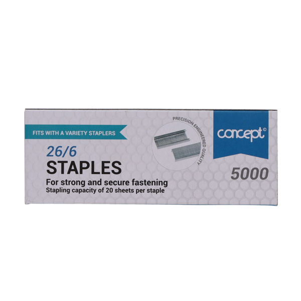Concept 26/6 (No.56) 5000 Staples