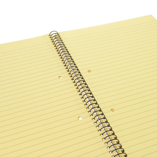 A4 Student Solutions Spiral Bound Visual Memory Pad - Yellow