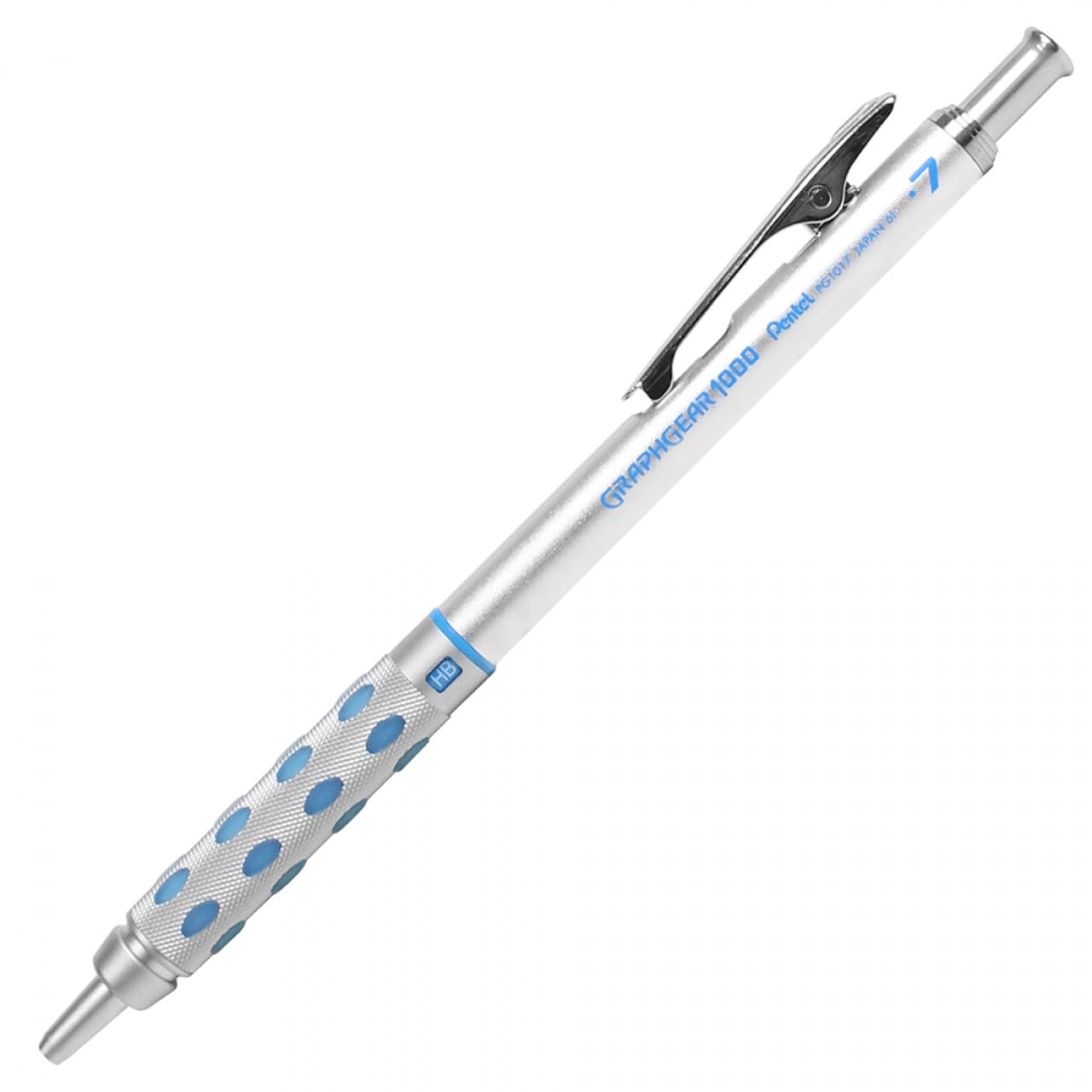 Pentel PG1017 Graphgear 1000 Mechanical Pencil, 0.7mm, Supplied with 3 HB leads (One Pencil)