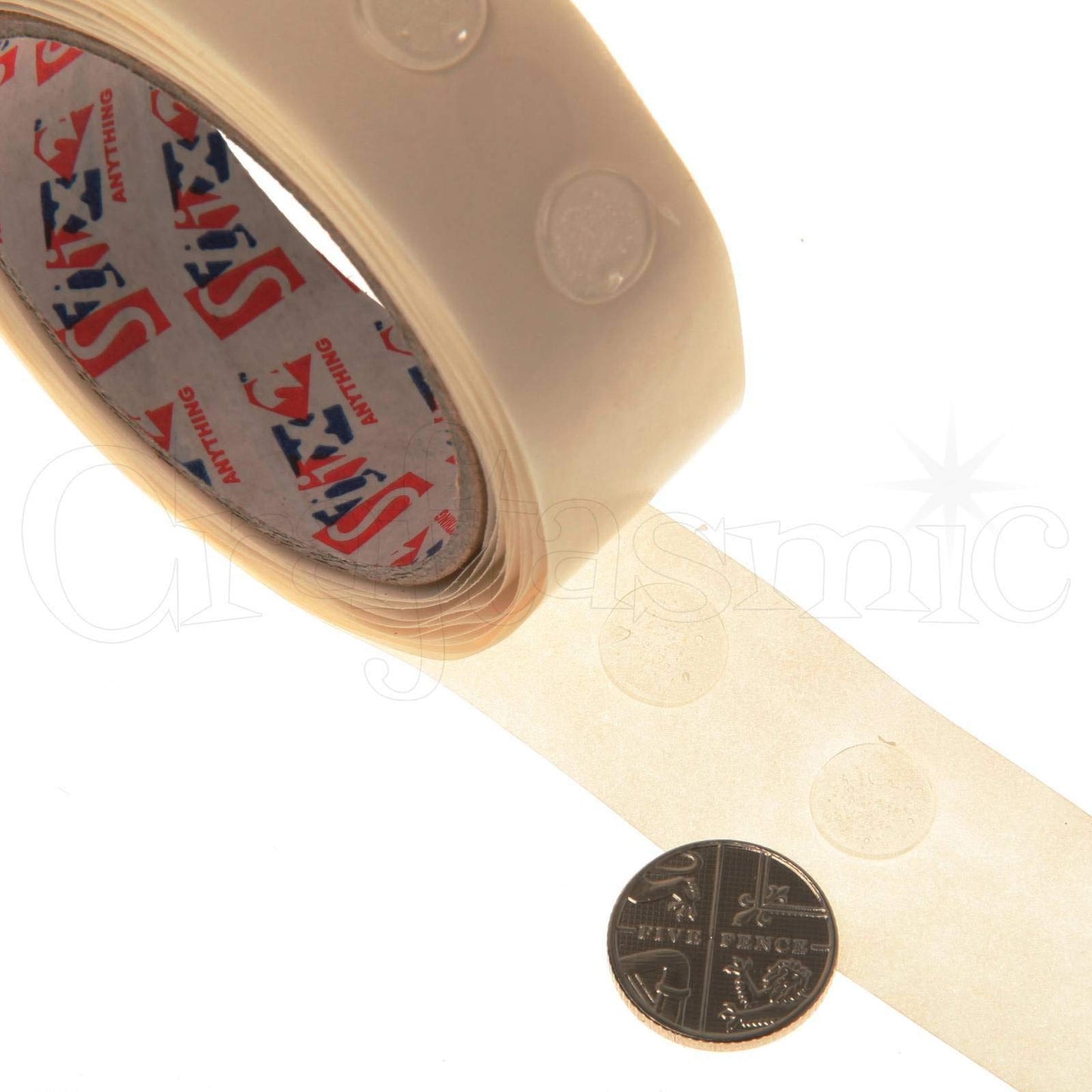 Stix2 3D Permanent Craft Dots 10mm x 3mm Acid Free x 100