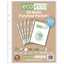 eco-eco A5 100% Recycled Glass Clear 45 Micron 25 or 100 Punched Pockets