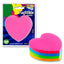 Premier Stationery Stik-ie Heart Shaped Sticky Notes 300 Sheets