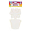 CRAFTY BITZ Card Paper Shapes - Flower Pots Pack of 10