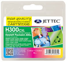 Jet Tec Hewlett Packard 300XL Black or Colour