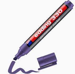 edding 330 Permanent Marker Chisel Tip 9 Colours  Included in Our BUY 2 GET ONE FREE OFFER