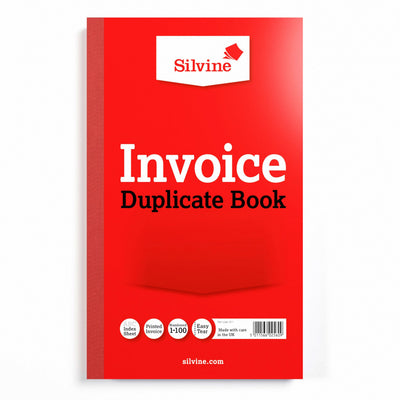 Silvine 611 Duplicate Invoice Book 8x5"