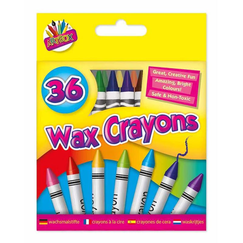 36 x Wax Crayons