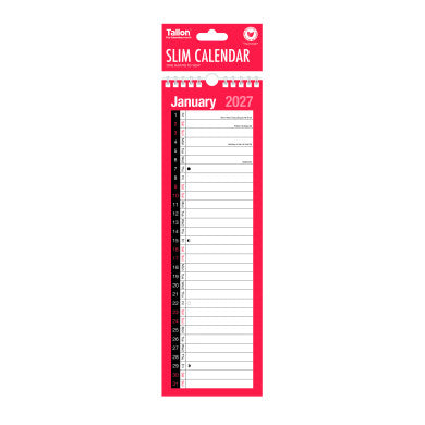 2027 Slim Calendar