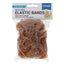 100g Bag of Assorted Elastic Rubber Bands Multi Coloured in Resealable Bag
