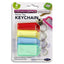 Name Tag Keyrings Pack of 4