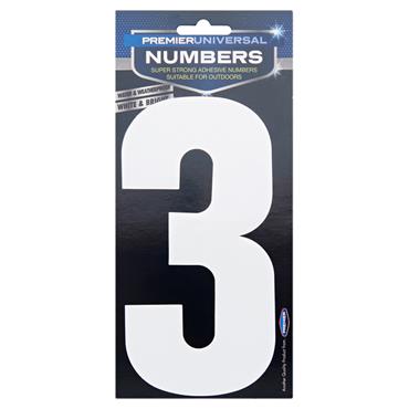 Premier Stationery 82 x 175mm Adhesive Numbers  0 - 9
