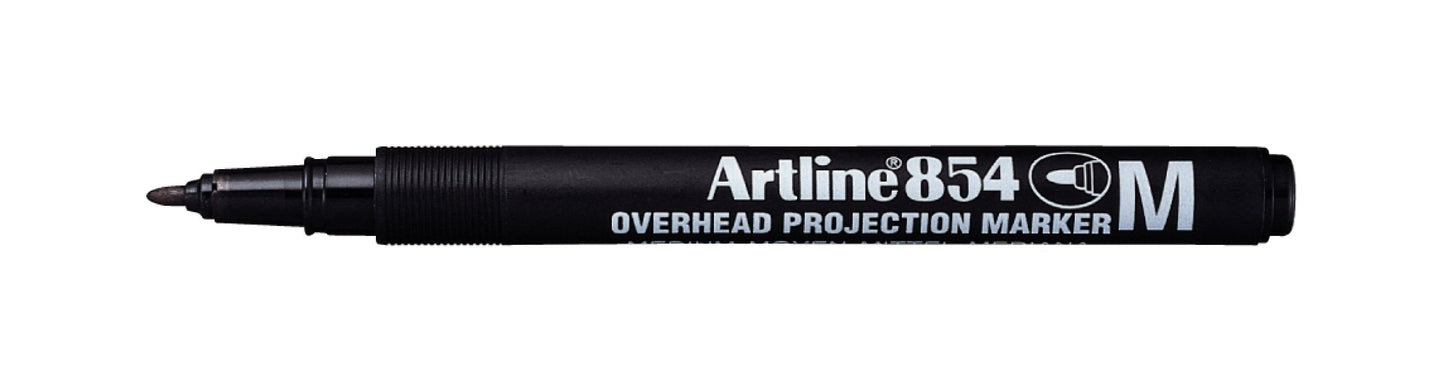 Artline Ek854 Permanent Overhead Projection Marker - Broad Black - Part of Buy 2 Get One Free Promotion