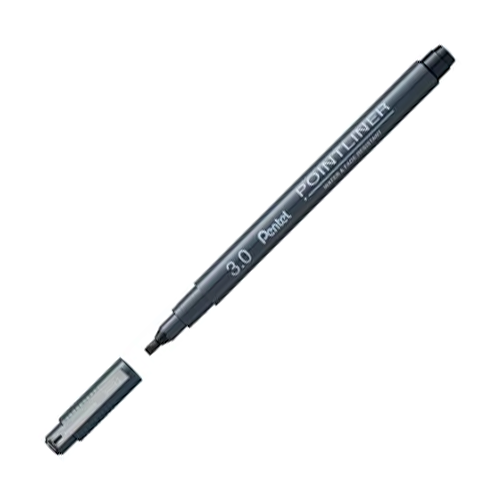 Pentel Pointliner Caligraphy Pens 2mm & 3mm - Part of Buy 2 Get One Free Promotion
