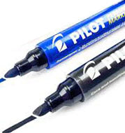 Pilot SCA-400 Chisel Point Permanent Marker Pen  4.0mm-4.5mm Tip - included in our Buy 2 Get One Free Promotion