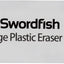 Swordfish 2 Pack of Large Plastic Erasers
