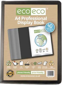 eco-eco Recycled A4 Display Books