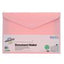Pastel A4+ Button Document Wallet