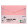 Pastel A4+ Button Document Wallet