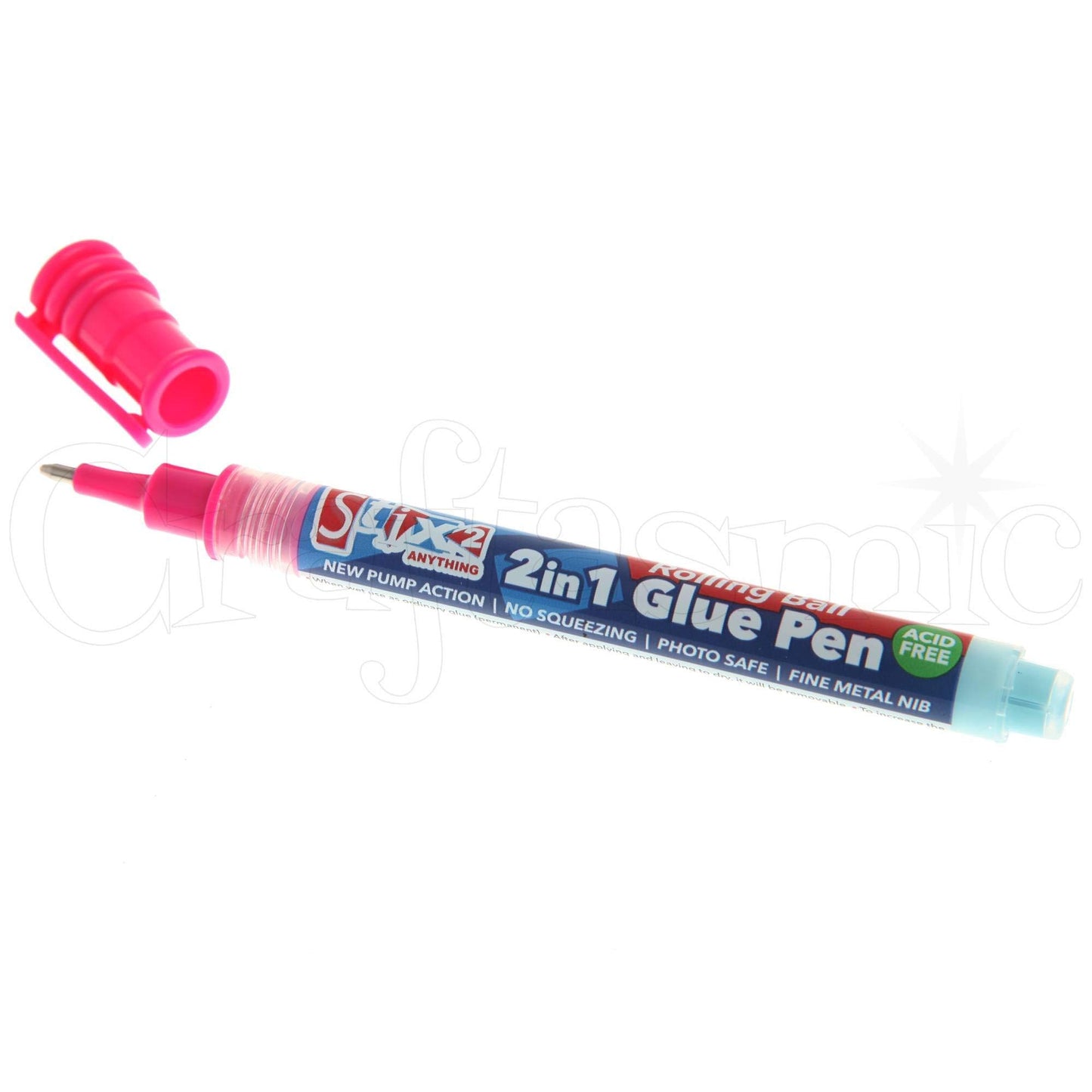 Stix2 2 in 1 Rolling Ball Glue Pen Fine Tip S57261