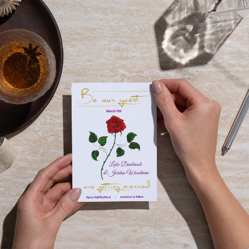 A5 or A6 Flat Invitations