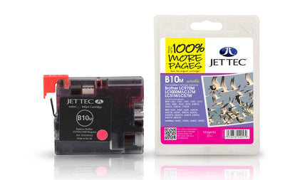Jet Tec Compatible Ink Cartridge for Brother LC1000/970 - Magenta