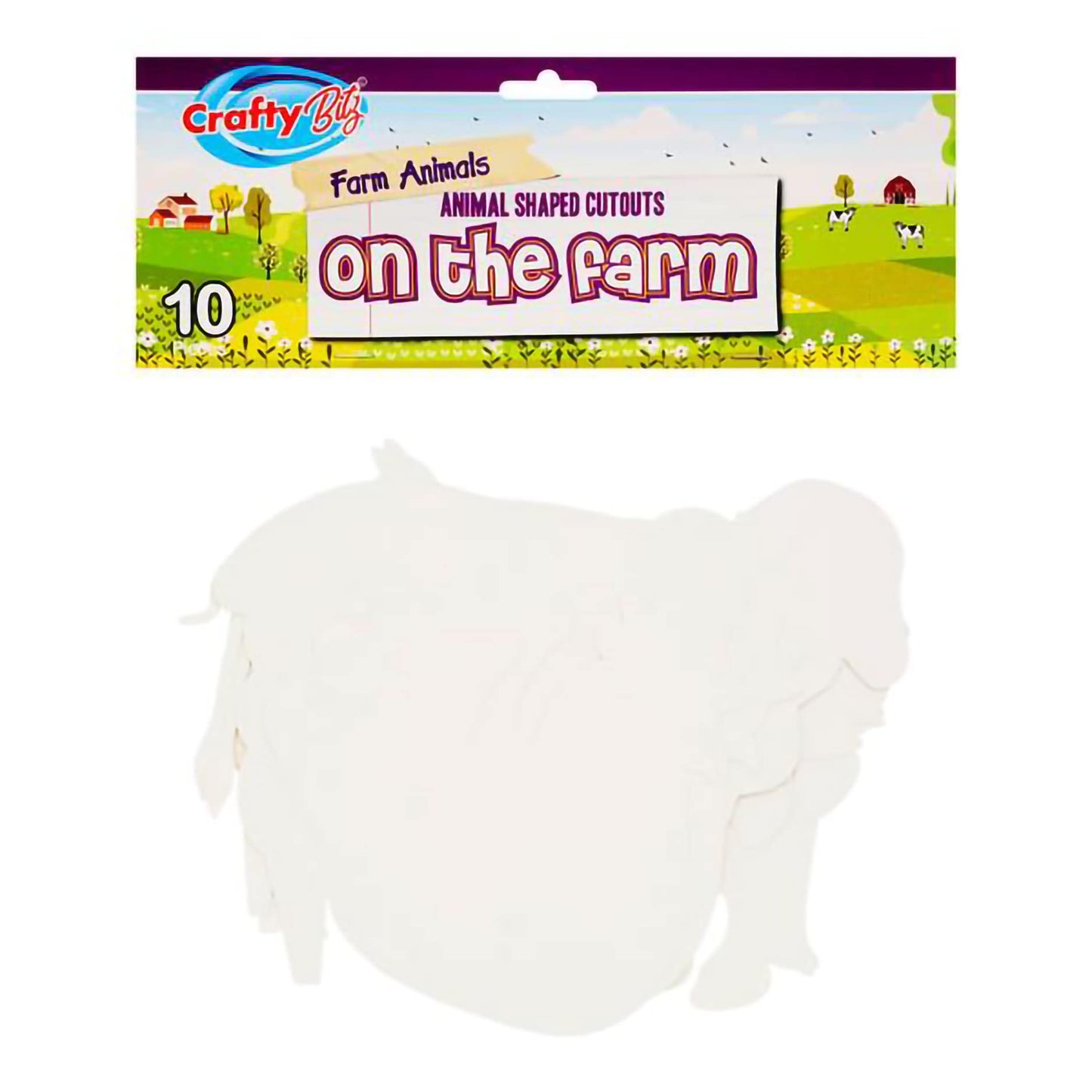 Crafty Bitz Farm Animal Cut Outs Pack of 10