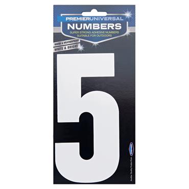 Premier Stationery 82 x 175mm Adhesive Numbers  0 - 9